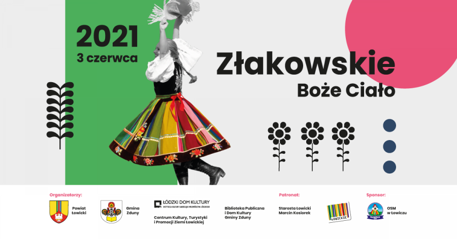 Złakowskie Boże Ciało  plakat