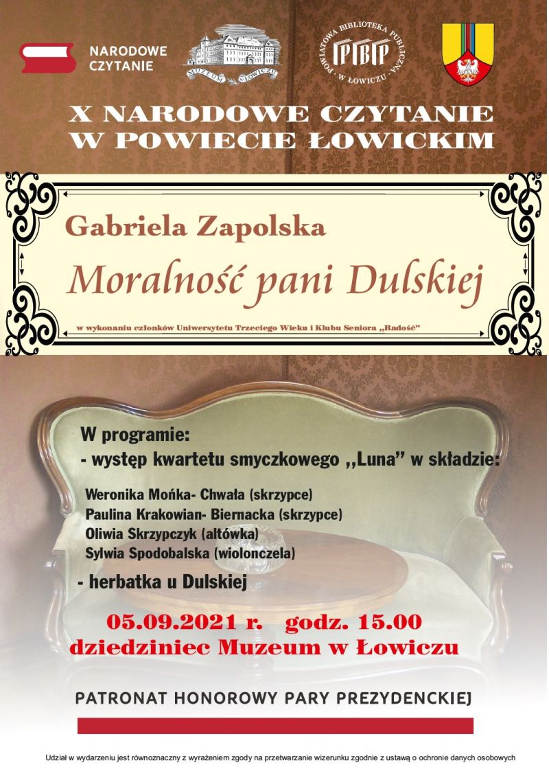 Narodowe Czytanie plakat