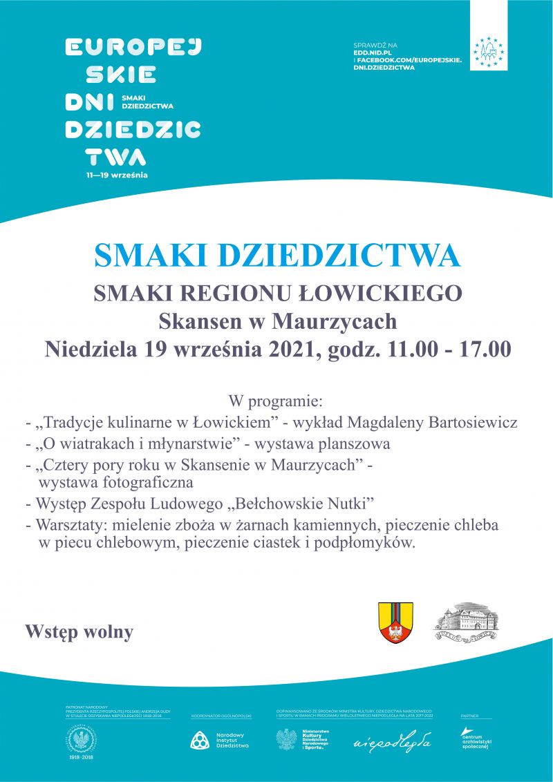 Plakat - „Smaki Dziedzictwa”