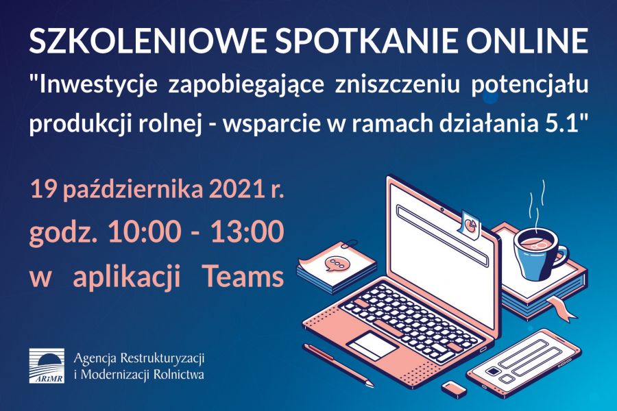 plakat szkolenie ARiMR