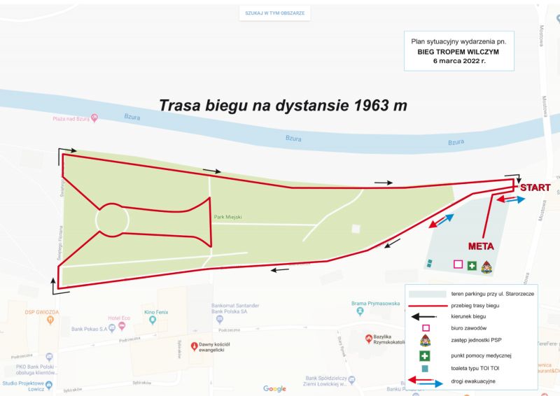 trasa 1963 m