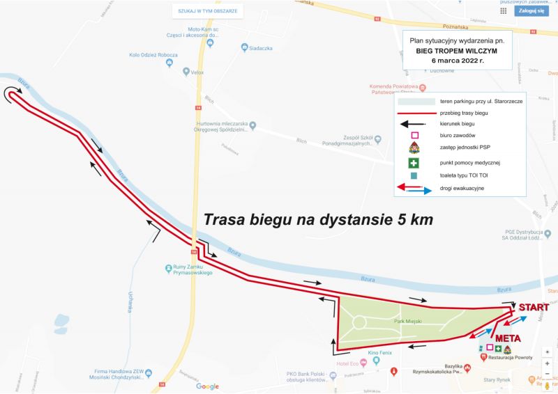 trasa 5 km