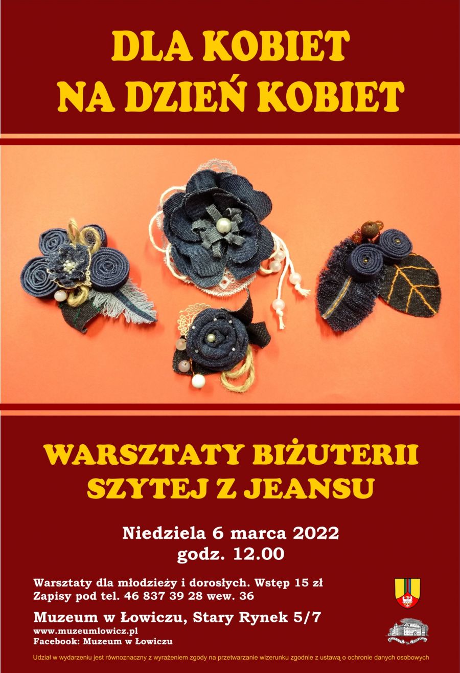 plakat warsztaty biżuterii