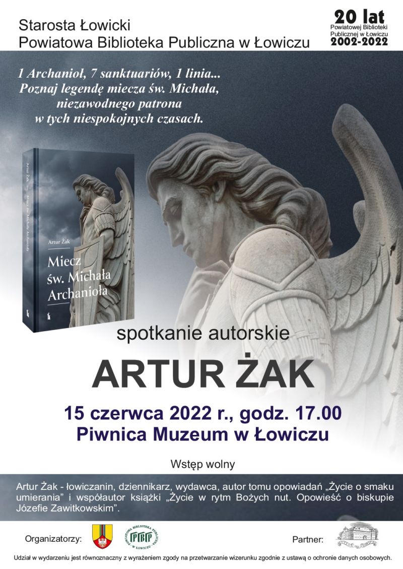 PLAKAT - spotkanie autorskie Artur Żak