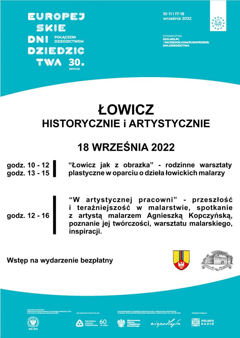 plakat europejskie dni dziedzictwa