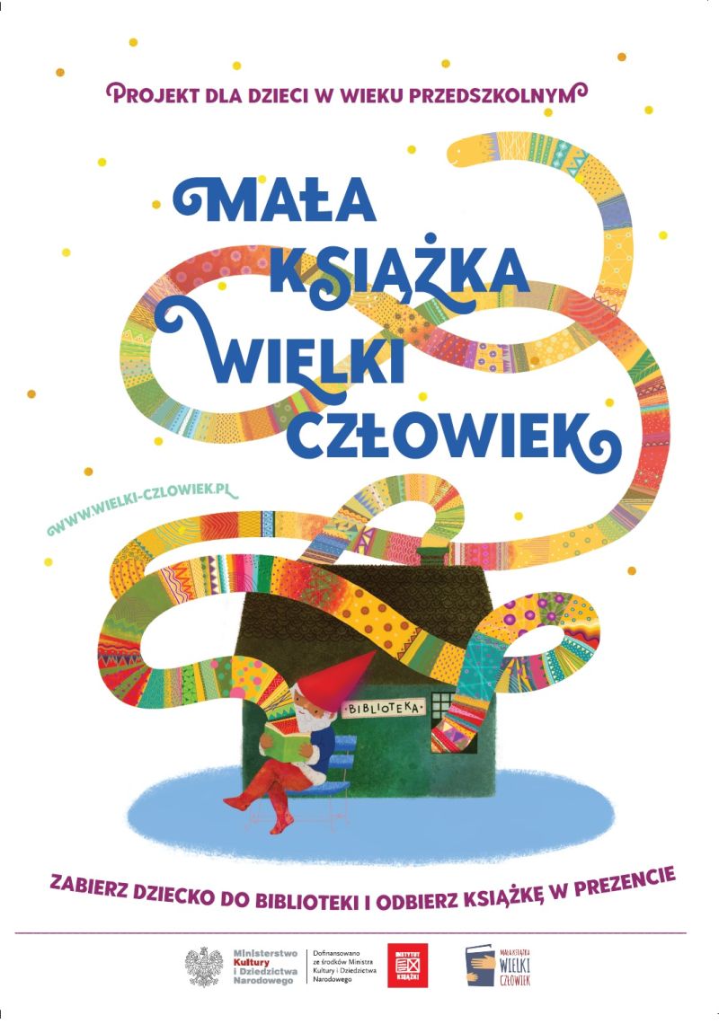 plakat akcji „Mała książka – wielki człowiek"