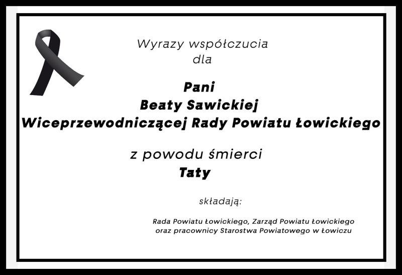 kondolencje