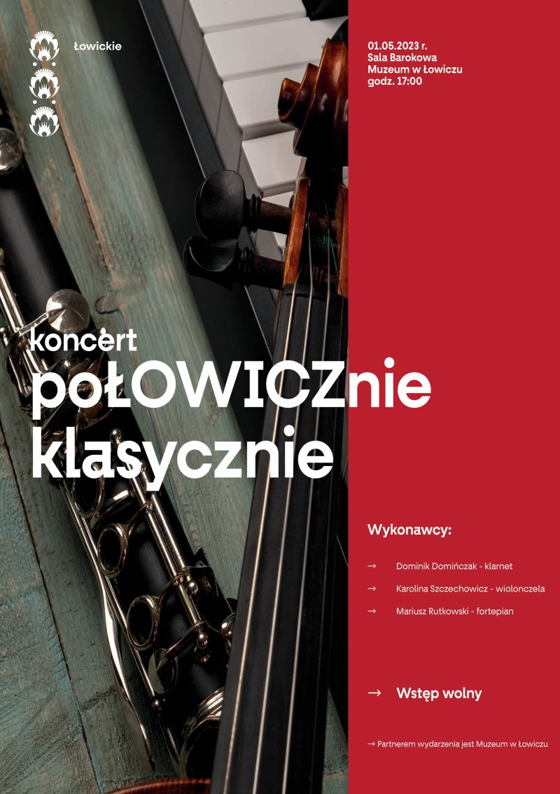 plakat koncert połowicznie klasycznie
