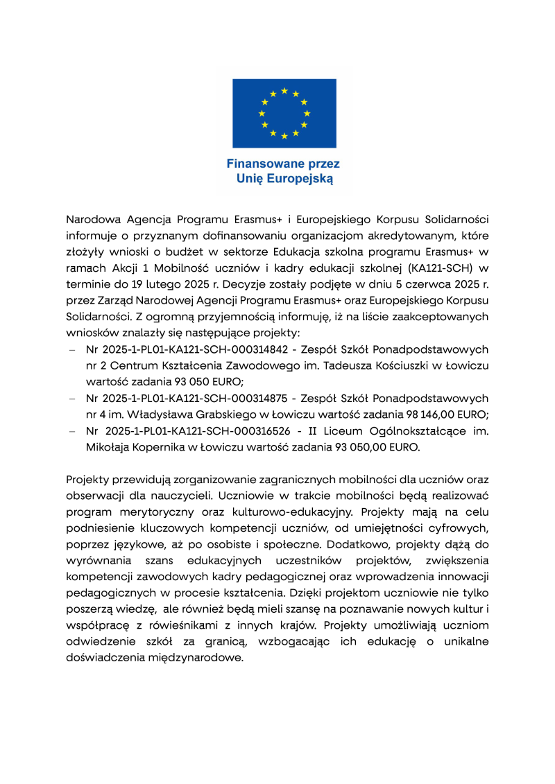 opis wyniki Erasmus+ 23.06.2025-2
