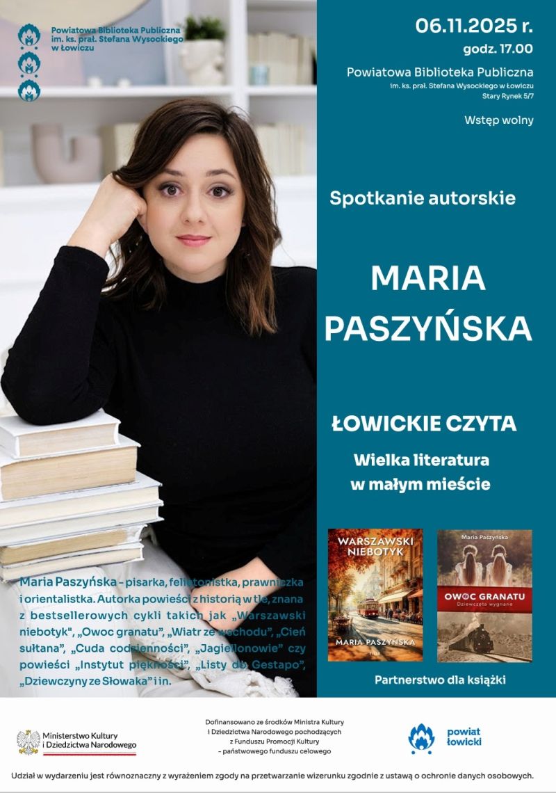 Plakat M. Paszyńska