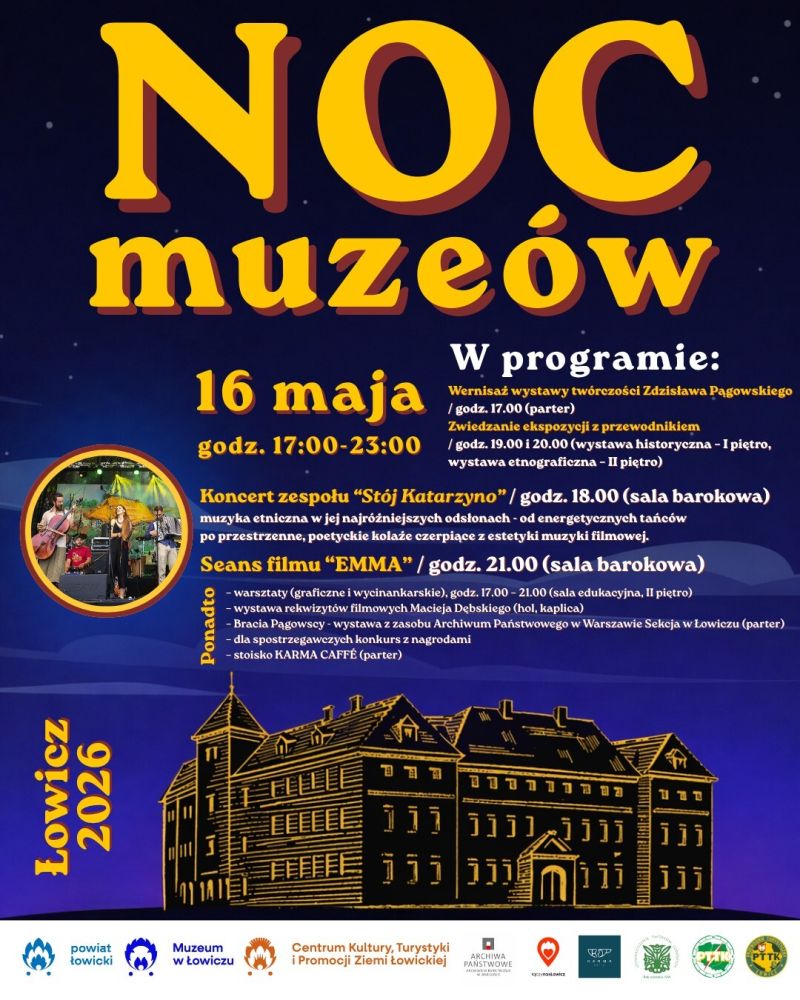 plakat wydarzenia Muzeum w Łowiczu