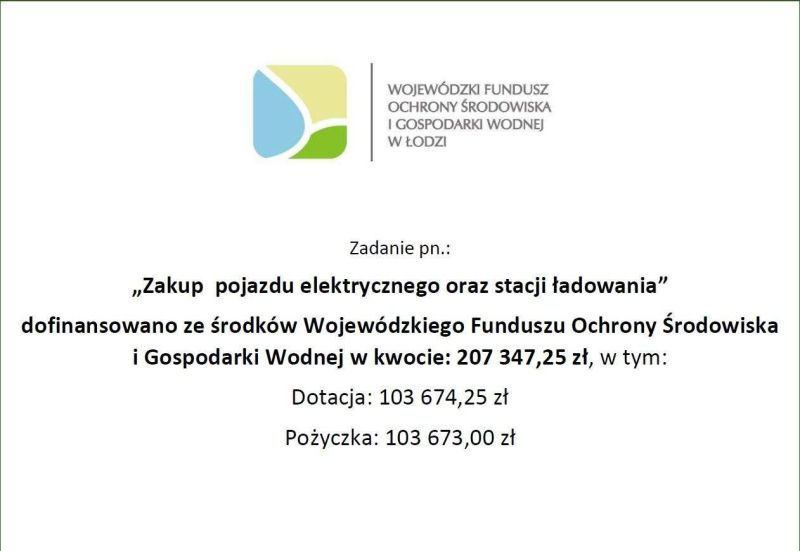 tablica informacyjna WFOŚiGW