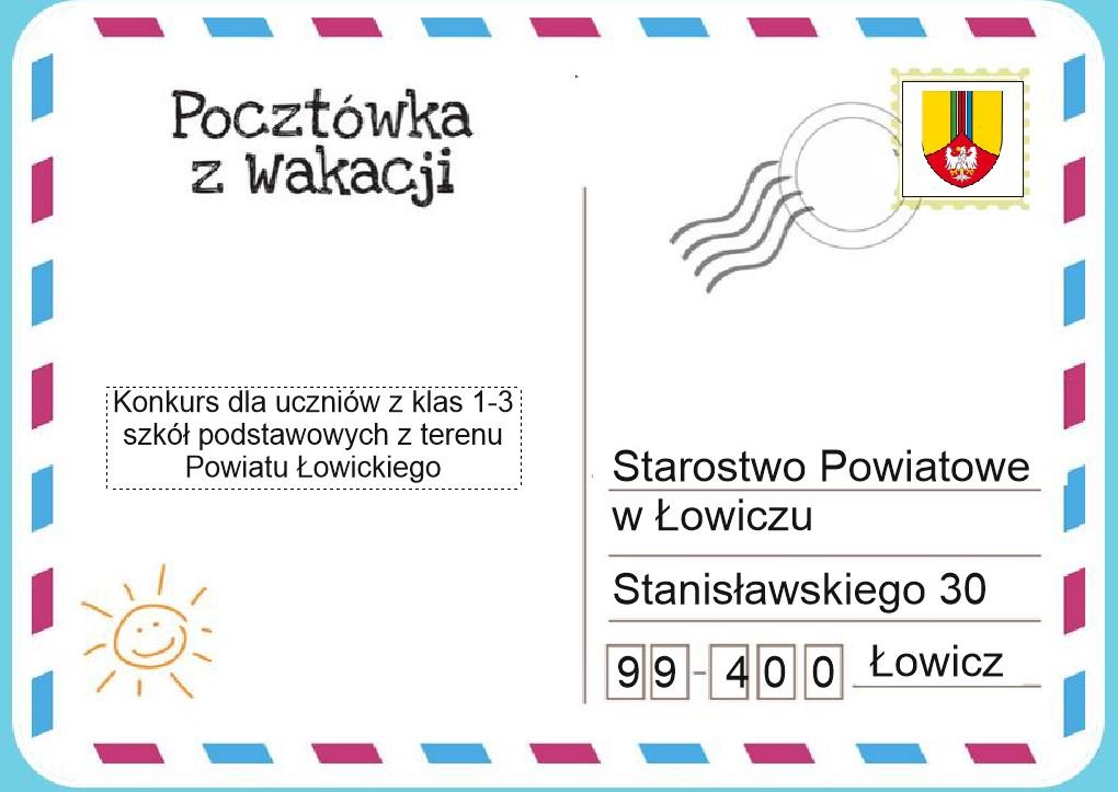 Konkurs „Pocztówka z wakacji”
