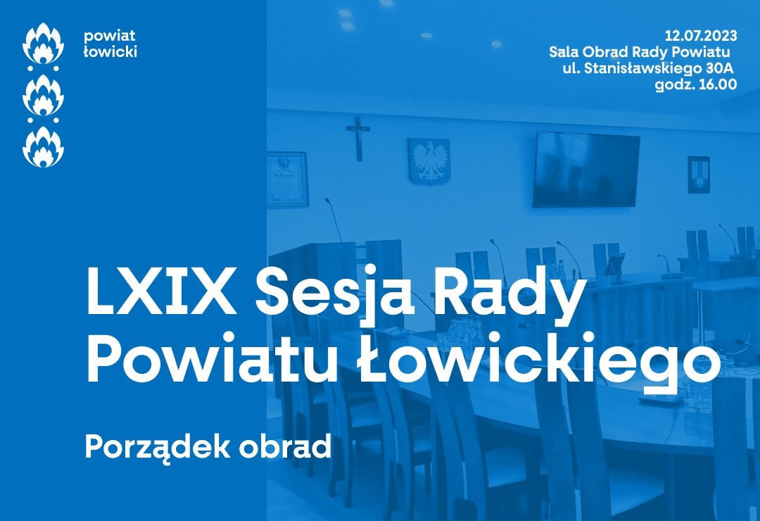 LXIX Sesja Rady Powiatu Łowickiego