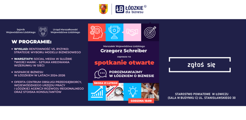 „Porozmawiajmy w Łódzkiem o biznesie”