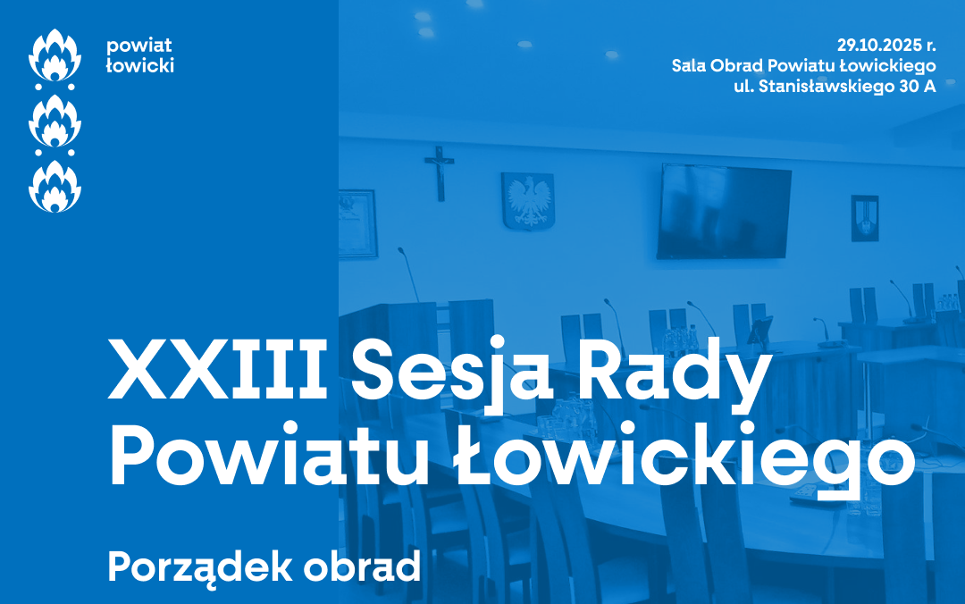 XXIII Sesja Rady Powiatu Łowickiego