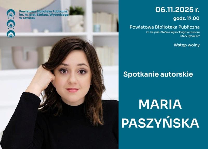 Spotkanie autorskie z Marią Paszyńską