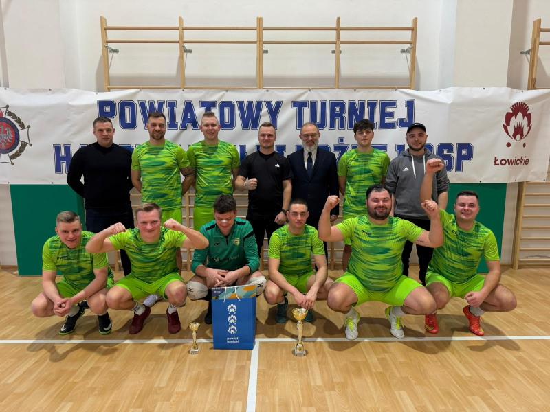 Turniej Halowej Piłki Nożnej OSP Powiatu Łowickiego