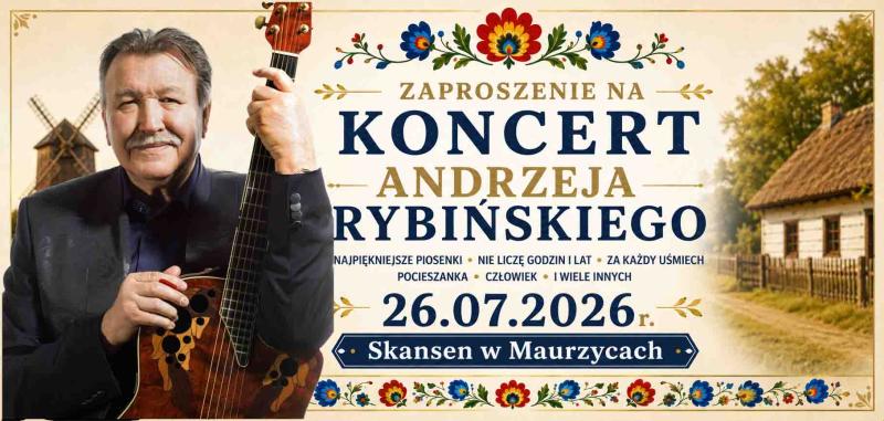 Andrzej Rybiński wystąpi podczas Łowickich Żniw 26 lipca