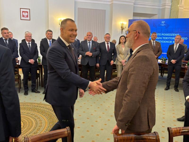 Posiedzenie Rady Samorządu Terytorialnego działającej przy Prezydencie RP - Karolu Nawrockim